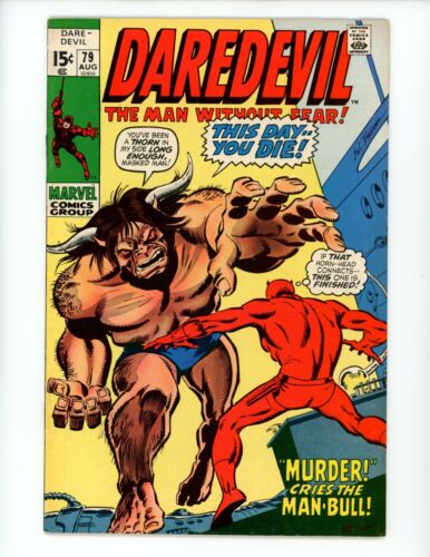 Daredevil #79 1971 Marvel Comics Vf Man-Bull