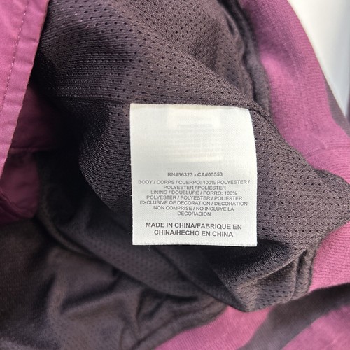 Air Jordan Vintage Snap Up Hooded Lined Windbreaker Men’s M Burgundy Pockets - Picture 11 of 13