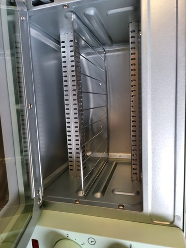Minibackofen 10L Backofen 650W 100-230 °C Timer für Pizza Kuchen Brot Grün C2 - Bild 3 von 11