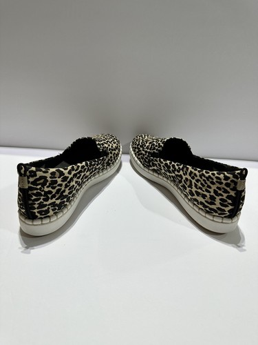 Clarks Cloudsteppers SZ 9 W Step Glow Jade Womens Loafers Leopard Espadrilles - Picture 5 of 13