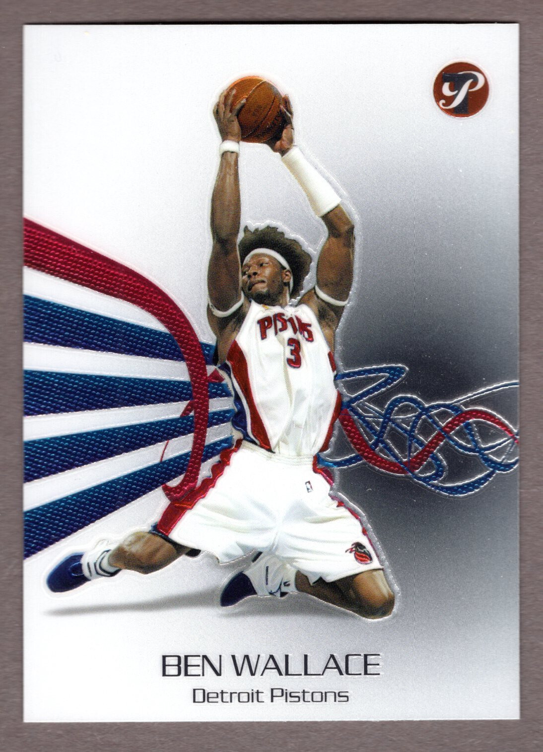 2004-05 TOPPS PRISTINE BEN WALLACE CARD #1 **NM-MT** DETROIT PISTONS