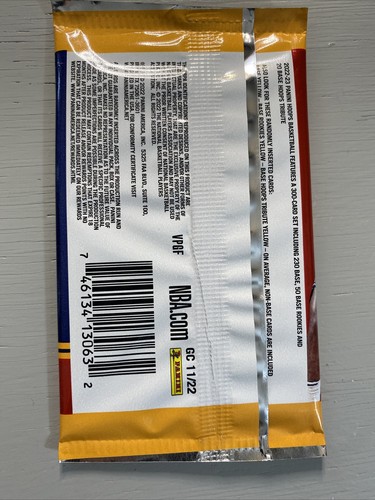 2022-23 NBA Hoops Sealed Pack - 5 Cards Per Pack - Bild 2 von 2