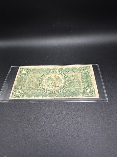 2808:  MEXREV:  **BARGAIN PRICE**  EL ESTADO DE CHIHUAHUA 50 CENTAVOS - GEM  - Picture 3 of 4