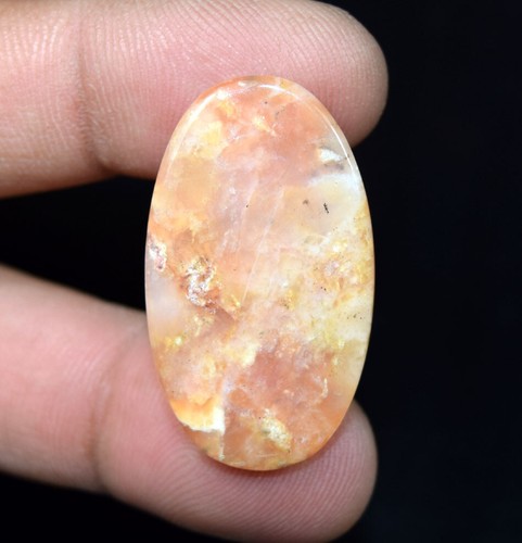 24,50 Cts. Cabochon ovale opale rosa naturale 100% pietre preziose sfuse - Foto 3 di 3