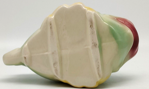 Vintage Royal Copley Planter Vase Kitschy Big Lips Fish Green Pink Yellow - Picture 8 of 11