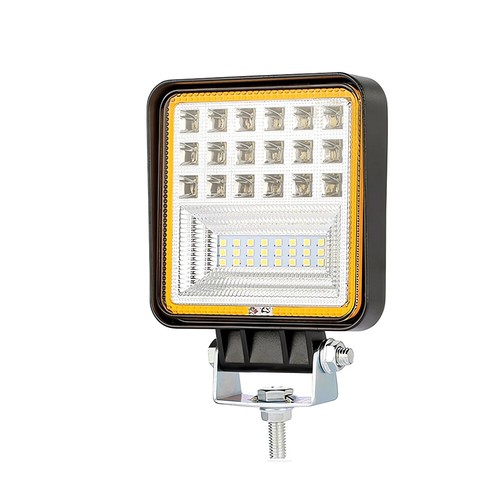 4" Square LED Light Bar Work Offroad ATV SUV Tractor Spot Flood Combo Light 126W - Picture 2 of 19
