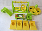 Vintage Fisher Price Little People School Furniture Toy Lot Bundle