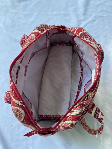 Vera Bradley ROSY POSIES Retired Large DIAPER BABY Bag & Changing Pad Excellent - Picture 7 of 12