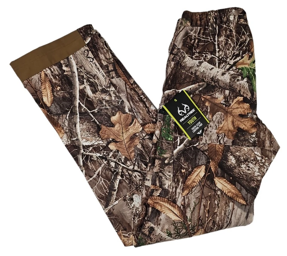 Youth RealTree ScentFactor Pant Scent Control Water Repel Hunting Camo Size 2XL - Image 4 of 4