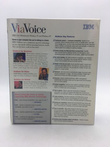 Vintage IBM ViaVoice for Windows 95 and Windows 97 - New Sealed - Picture 3 of 6