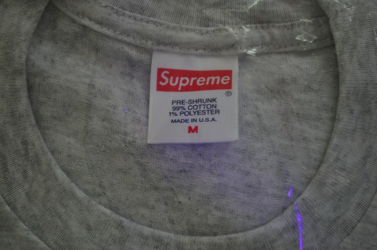 Supreme Milano T-shirt size M ASH GRAY *NEW* *DC* *AUTHENTIC