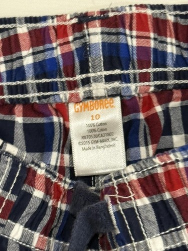 Gymboree Boys Soccer Tank Top & Plaid Cargo Shorts Size 10 in Excellent Cond. - Picture 5 of 7