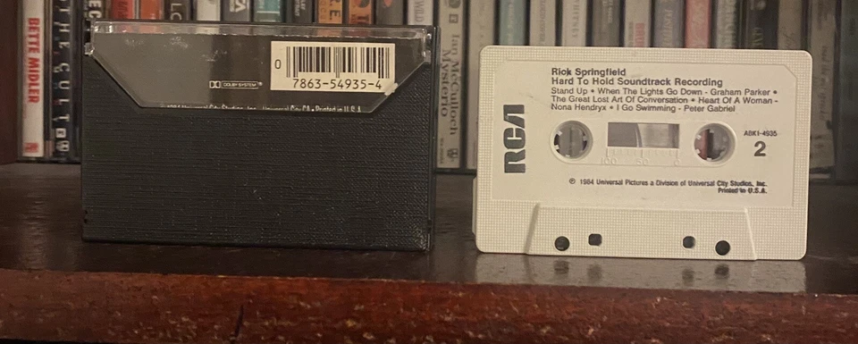 Rick Springfield - Hard to Hold Soundtrack Cassette 1984 “Love Somebody” AOR 80s - Image 2 of 3