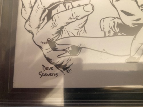 Wow!! ROCKETEER ADV #2 B&W Incentive Var! (IDW/2011) Dave Stevens Cover! CGC 9.8 - Picture 3 of 5