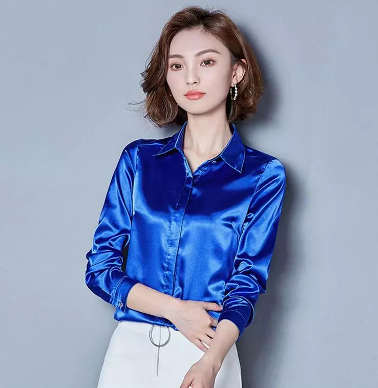 Cheap sales satin blouses