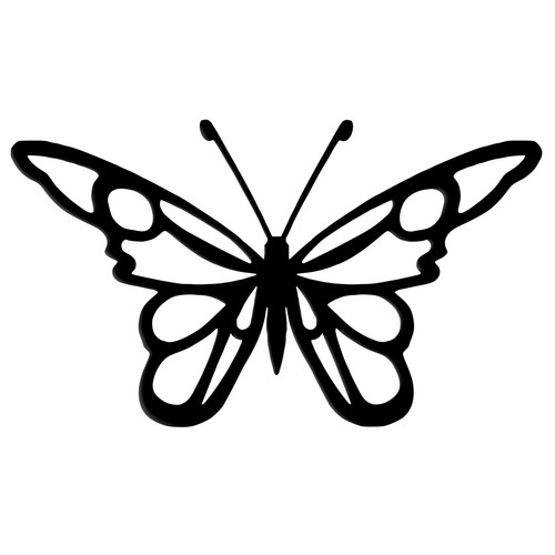 Butterfly Decal - Fantasy Butterfly Sticker - Picture 2 of 7