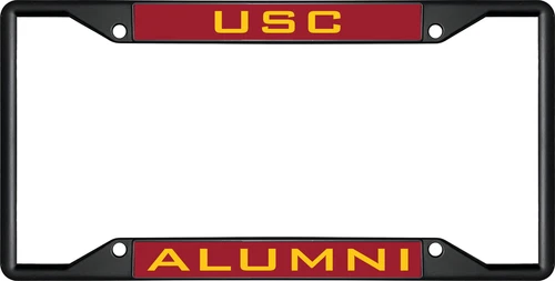 USC ALUMNI Black License Plate Frame