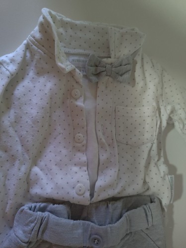 Festlicher Anzug Baby Junge Frau Mit Schleife Taufe , Hochzeit, Geburtstag,... - Bild 2 von 5