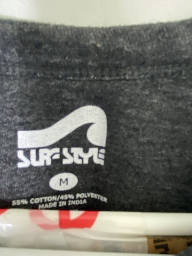 surfstyle mens medium Pullover lightweight gray green Gulf Shores Cotton Sweater - Picture 3 of 6