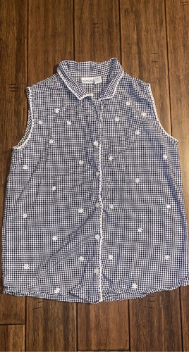 Vintage floral vest women size small  - Bild 1 von 6