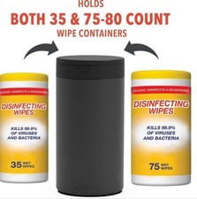 Decorative Refillable Wet Wipes Storage Dispenser Fits Standard 35 / 75-80 Sheet