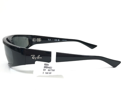 Ray-Ban Sunglasses RB4432 IZAZ 6677/6V Polished Black Frames w