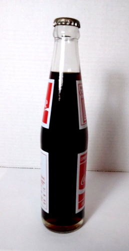 1980 XIII Olympics Winter Games Lake Placid Nordic Skiing Coca Cola FULL Bottle - Picture 4 of 7