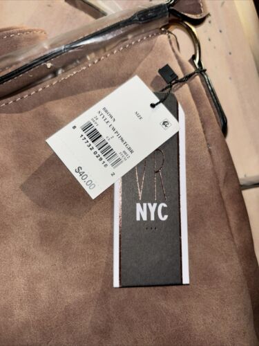 VR NYC Woven Trim Messenger Handbag - Brown - Picture 2 of 5
