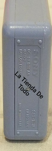 RADIO PORTÁTIL FM DE COLECCIÓN PARA SONY WALKMAN SRF-18W SRF18W LEER - Imagen 5 de 6