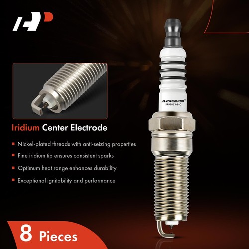8pcs Iridium & Platinum Spark Plugs for Ford Mustang 2011-2019 F-150 2011-2017 - Picture 3 of 12