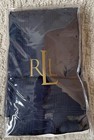 Ralph Lauren Navy Blue Glen Plaid Cotton King Sham NEW NIP One 1 Sham