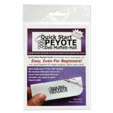 Quick Start Peyote Starter Cards Assortment 55154 for Seed Beads Delica Bead RAW