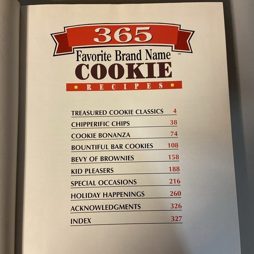 365 Favorite Brand Name Cookie Recipes (1997/HC) - Picture 4 of 5
