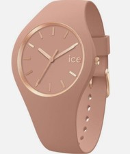 Ice-Watch ICE 019525 Glam brushed Clay Small Damenuhr neu Silikon altrosa M10