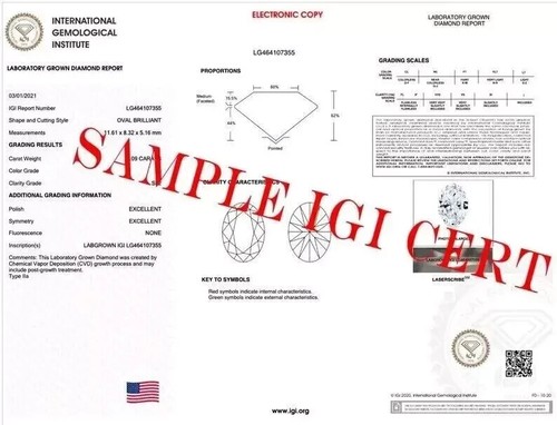 1 kt IGI-zertifizierter im Labor gezüchteter Diamant-Solitärring im Marquise-Schliff 14 kt Gelbgold - Bild 13 von 23