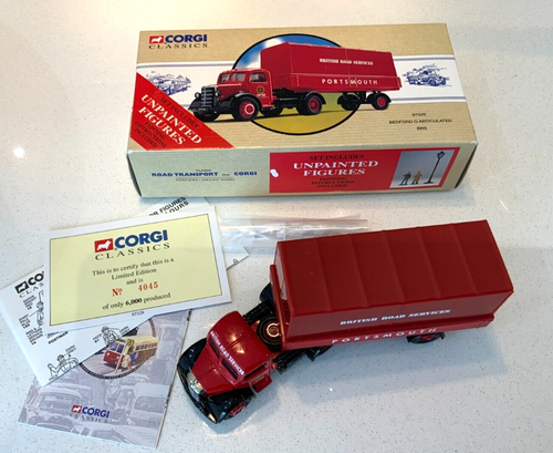 Corgi Bedford O Artic. "British Road Services" 1:50 - BNIB inc COA & Figures - Picture 3 of 4