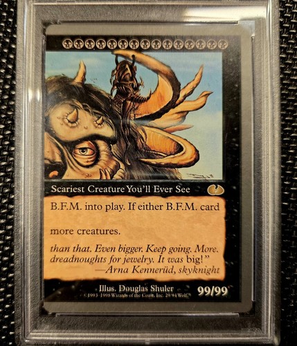 1998 Magic The Gathering MTG B.F.M. Unglued PSA 9 ๐ฅ MATCHING SET ๐ฅ Left/Right - Picture 4 of 9