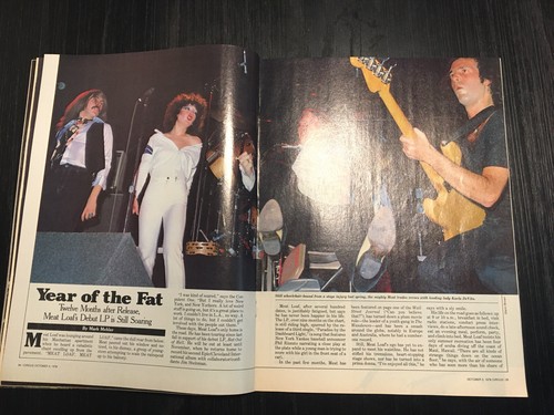 Lot of 3 Circus Magazines & 1 Hit Parader '77-78 Kiss Meatloaf & 4 Wall Posters - Foto 8 di 12