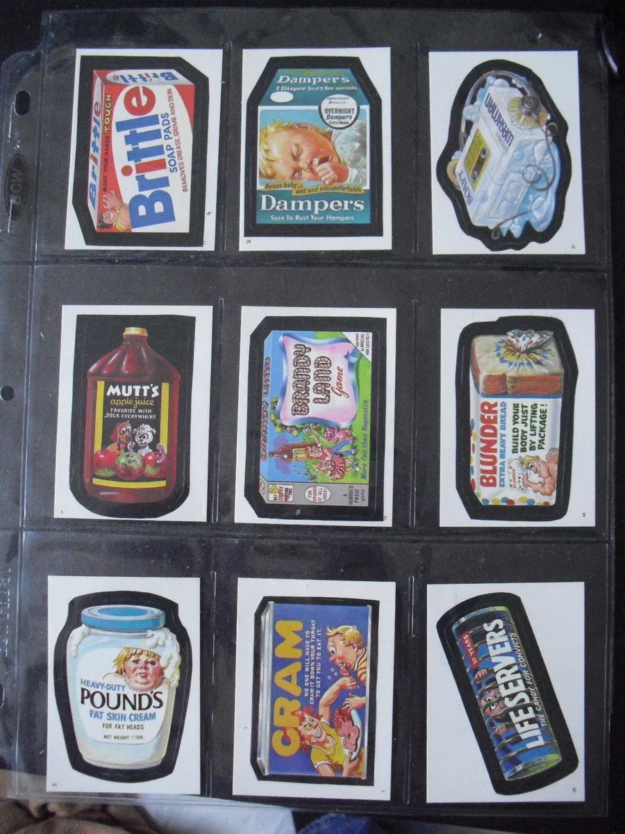 1986 BLUNDER BREAD Topps Wacky Packages Sticker 