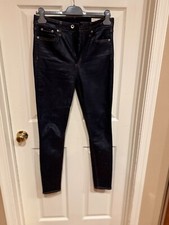 Rag  Bone Nina High Rise Skinny Jeans size 29 BLACK CLEARCOAT