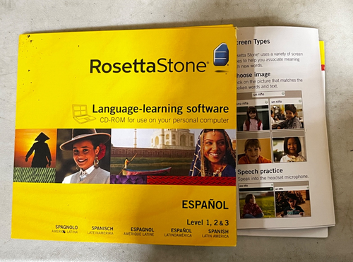 ROSETTA STONE ESPANOL Level 1, 2 & 3 Spanish Interactive Software CD's - Picture 5 of 6