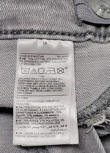 Old Navy Ballerina Jeggings Girls Size 14 Jeans 360 Stretch Built In Tough Gray - Picture 11 of 21