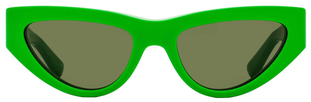 Bottega Veneta Cat Eye Sunglasses BV1176S 003 Green 55mm Bottega Veneta Womens Cat Eye Green Green Green Fashion  main image 3