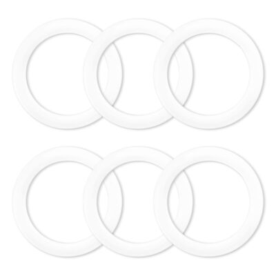 6 Pcs Gasket Seal Rings for Bialetti Moka Express Dama 9 Cups - Spare Food Gr...