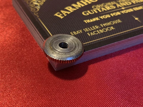 VINTAGE 1980 GIBSON SONEX Deluxe 180 GUITAR BRIDGE Adjusting WHEEL (1) Part