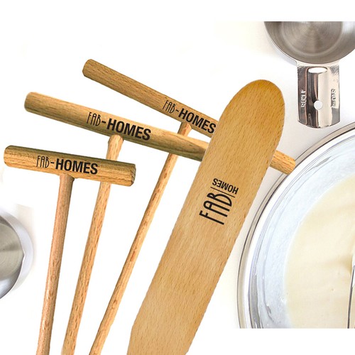 4-Piece Beechwood Crepe Spreader & Spatula Set || 14-inch Spatula and 3 Spreader - Picture 2 of 5