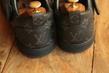 Louis Vuitton LV Monogram Nero Scarpe da Ginnastica Sneakers Uomo UK 6,5