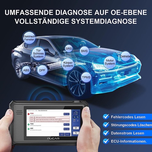 2025 MUCAR VO6 scanner auto professionale dispositivo diagnostico auto 28 reset sistema completo OBD2 - Foto 2 di 11