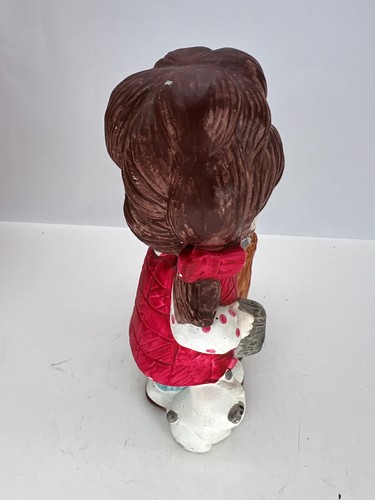 Ceramic planter Freckle face tomato girl Gentle Treasures 1977 Japan dog - Picture 6 of 9