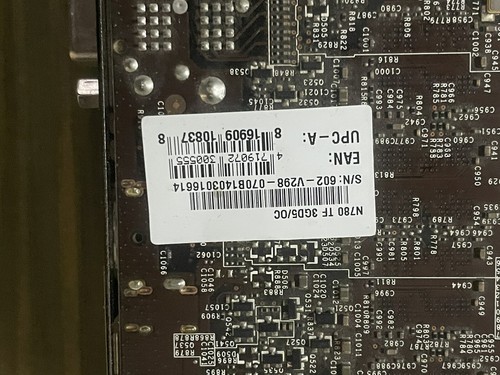 MSI NVIDIA GeForce GTX 780 3 GB GDDR5 Graphics Card (N780 TF 3GD5/OC) - UNTESTED - Picture 4 of 7